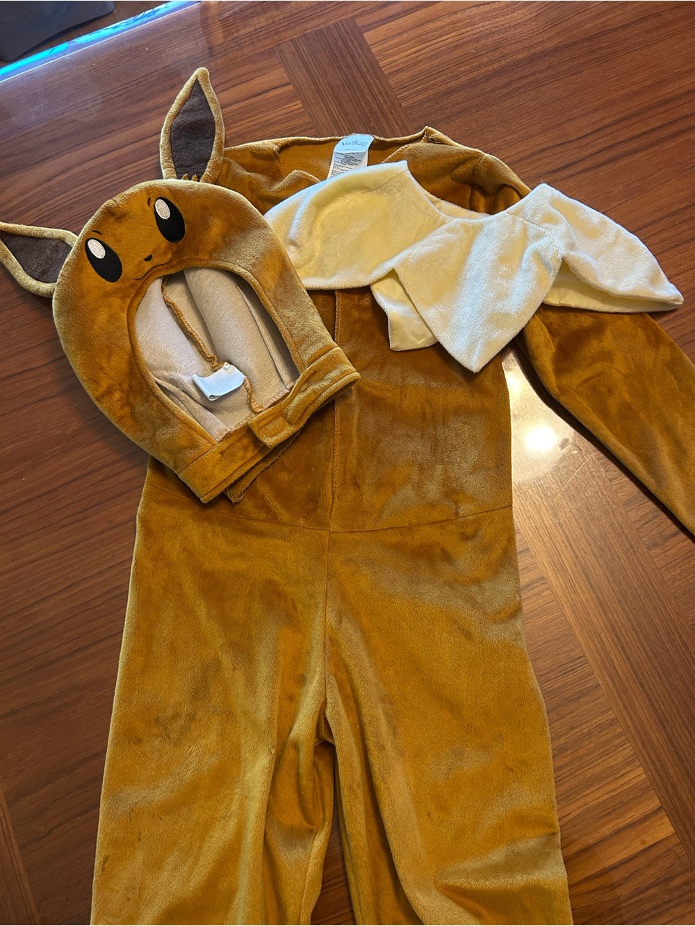 Kids Brown Eevee-Inspired Plush Costume